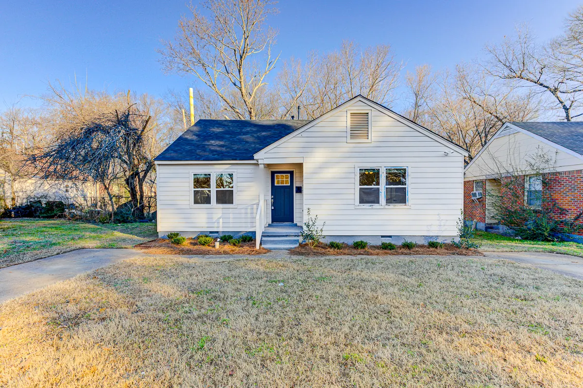 Front after renovation, 1950s 3-bed, 2-bath in Sherwood Forest